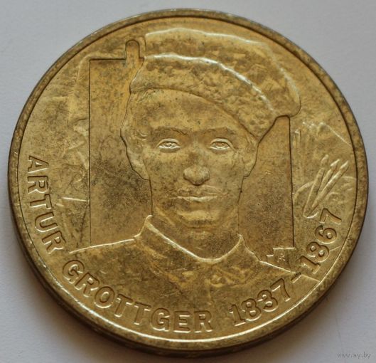 Польша 2 злотых 2010 год "Художники Польши 19-20 века - Артур Гротгер"