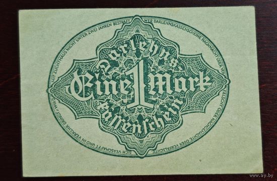 1922 год Германия 1 марка