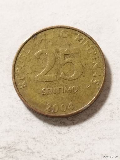 Филиппины 25 сентим 2004
