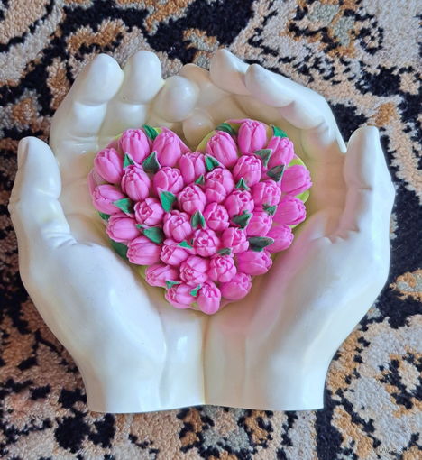 Ладони, новые, ручная работа из гипса в форме рук Адама для интерьера+ ароматное мыло