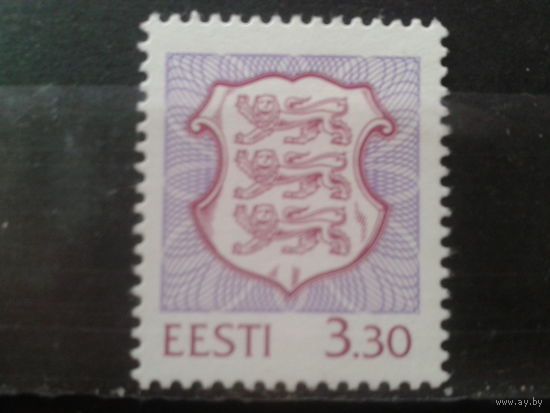 Эстония 1996 Стандарт, герб 3,30**