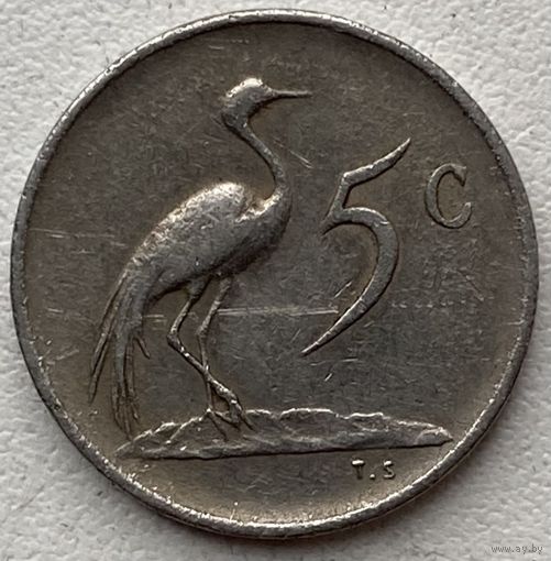 ЮАР 5 центов 1977 г.