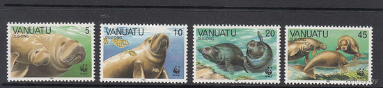 Фауна. Ламантины. Вануату. 1988. 1 марка. Michel N 782-785 (12,0 е)