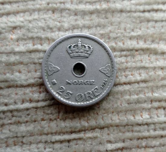 Werty71 Норвегия 25 эре 1924