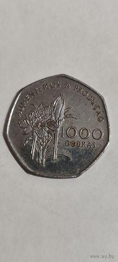 Сан томе и Принсипи 1000 добрас 1997