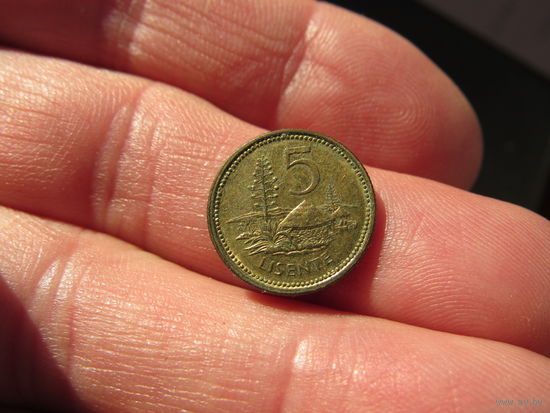Лесото 5 лисенте, 1998 . С 20 копеек. Распродажа коллекции. Смотрите другие лоты.