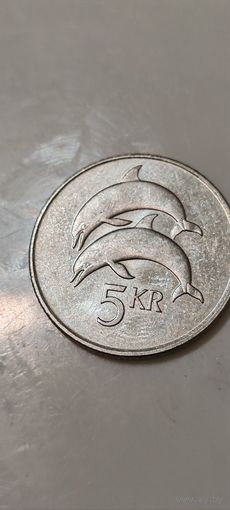 Исландия 5 крона 1996