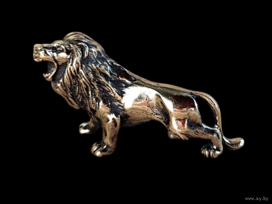 Статуэтка миниатюра Лев Бронза