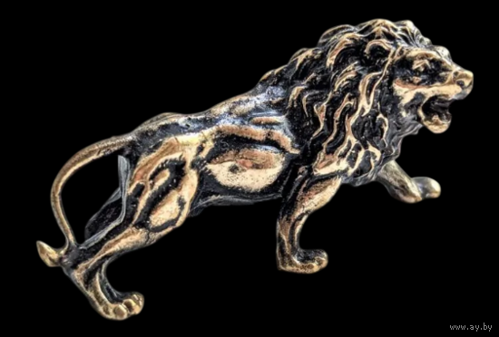 Статуэтка миниатюра Лев Бронза