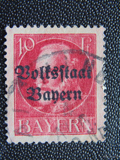 Бавария 1919 г. Король Людвиг III.