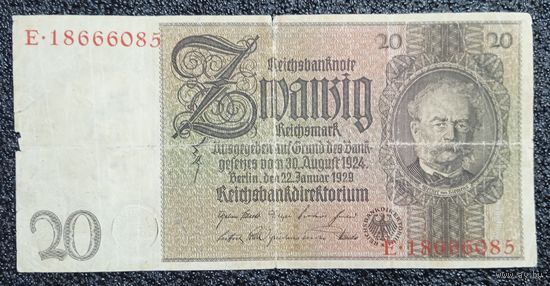 20 марок Германия 1929 г.