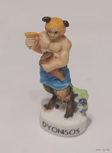 Дионис. Dyonisos. Фарфоровая миниатюра. Древняя Греция