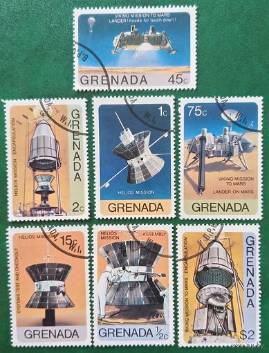 Гренада 1976. Космические миссии Викинг и Гелиос. Полная серия