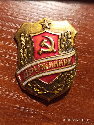 Знак значок Дружинник