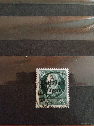 1919 республика Бавария мих 126IIA король Леопольд 3 надпечатка (2-3)