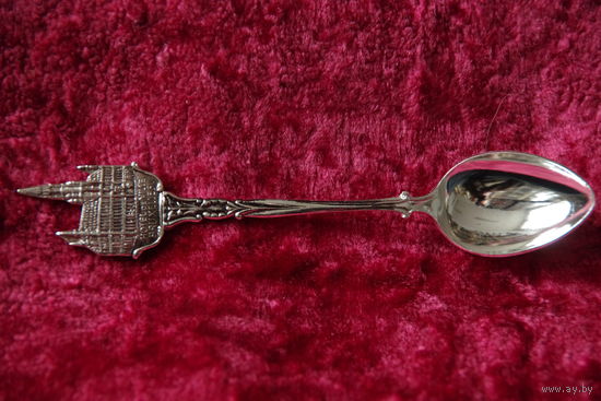 Ложка с серебрением сувенирная коллекционная  В2