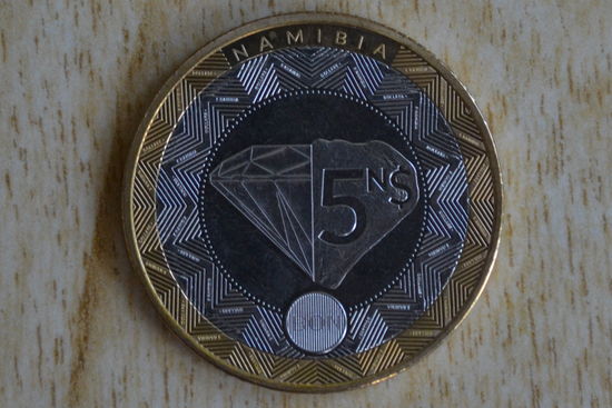 Намибия 5 долларов 2025