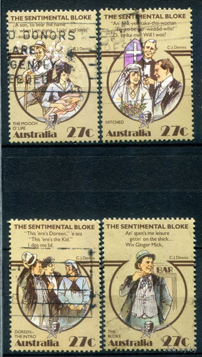 Австралия - 1983г. - фольклор Австралии - 4 марки - гашёные. #3-WB-83-B-1