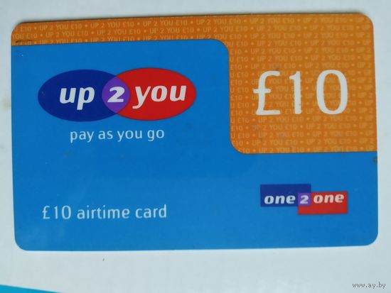 Телефонная карта. Англия.