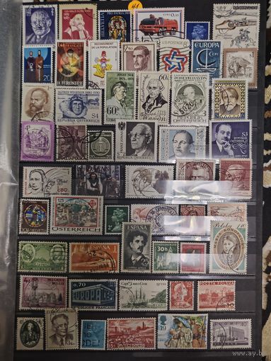 Лот гашенных марок мира 4