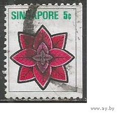 Сингапур. Цветы Юга Азии. Хризантема. 1973г. Mi#193 D.