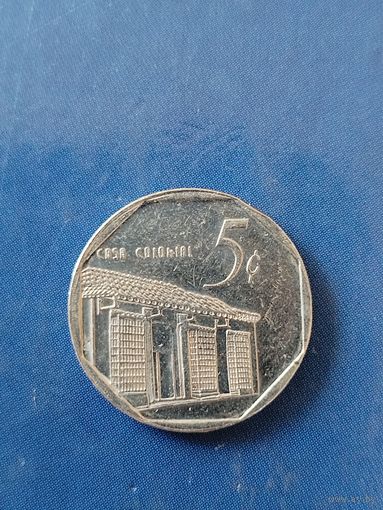 Куба 5 центов 2002