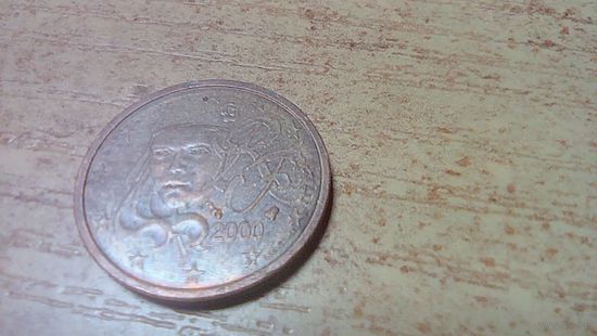 2 цента 2000 года Франции