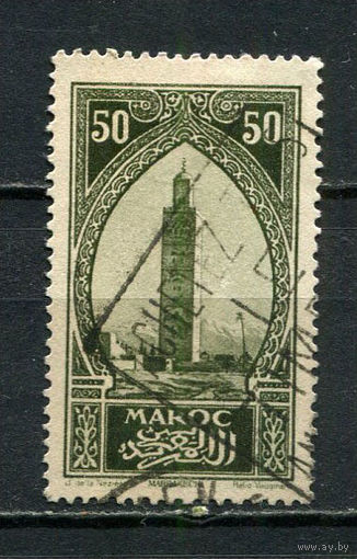 Французский протекторат  - Марокко - 1923 - Архитектура 50С - [Mi.65] - 1 марка. Гашеная.  (Лот 59HA)-T4P46