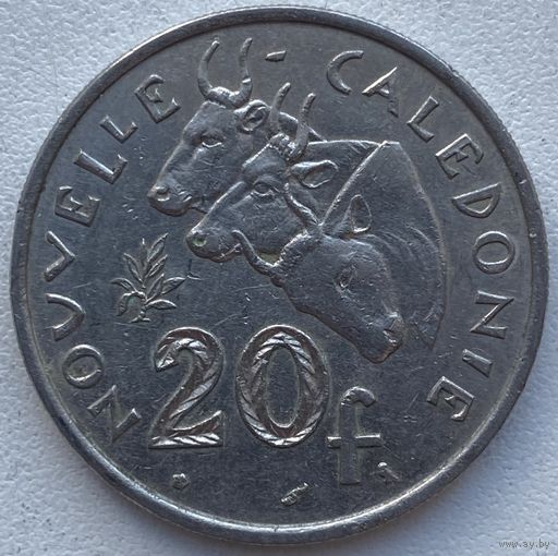 Новая Каледония 20 франков 1967 г.