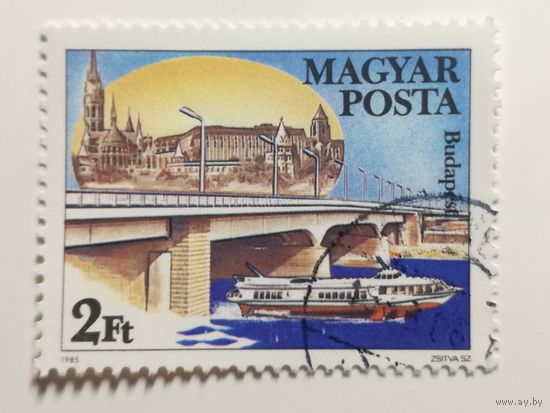 Венгрия 1985. Дунайские мосты.