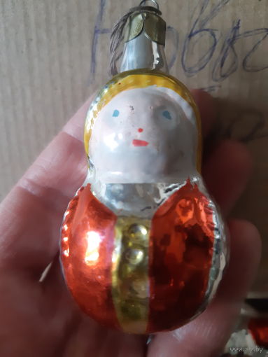 Ёлочная игрушка.  Неваляшка.