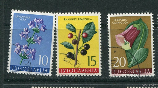 Югославия 1959 Флора Цветы (С)