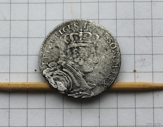 6 грошей 1757 года Пруссия