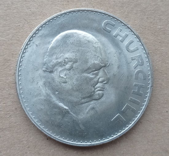 Великобритания 1 крона 1965 год Черчилль