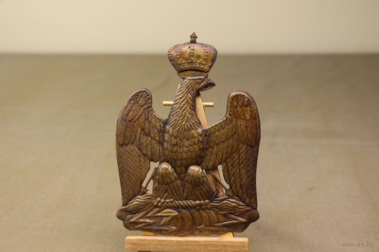 Киверная бляха армии НАПОЛЕОНА, линейный полк. ВОЙНА 1812 год. Распродажа коллекции вещей. С РУБЛЯ! АУКЦИОН!