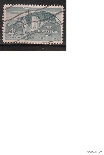 США-1962, (Мих.828) , гаш.  , Закон о домовладениях (одиночка)