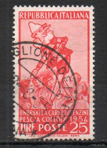 50 лет автору сказки "Буратино" Италия 1954 год серия из 1 марки