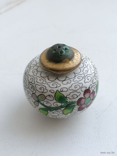 Перечница, техника Клуазоне, торги с Рубля