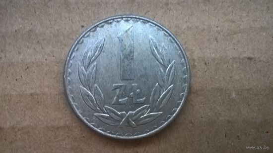 Польша 1 злотый, 1987г. (D-72)