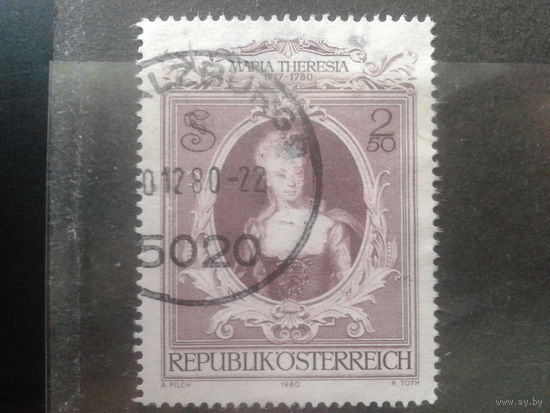 Австрия 1980 Живопись, императрица Мария-Тереза, 200 лет
