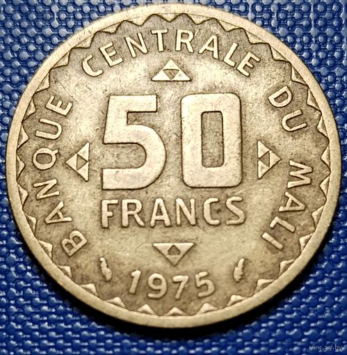 Мали 50 франков 1975 г.