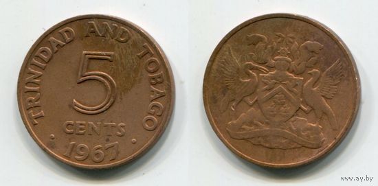Тринидад и Тобаго. 5 центов (1967)