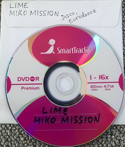 DVD MP3 дискография LIME, MIKO MISSION (Disco, Eurodance)  - 1 DVD