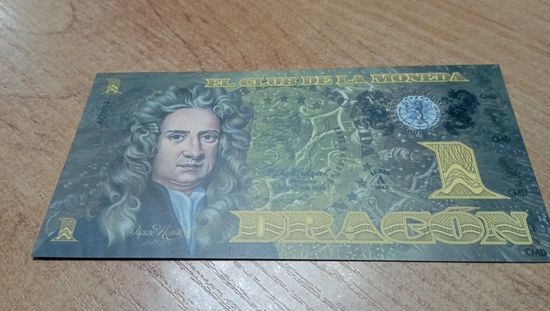 Колумбия 1 Драгон 2013 Исаак Ньютон Серия Великие люди мира , с 12-и рублей