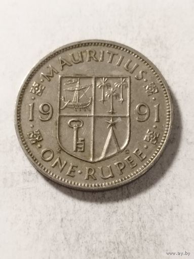 Маврикий 1 рупия 1991
