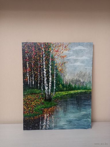 Картина на холсте маслом 40см на 50см