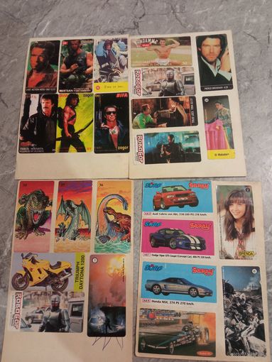 Наклейки 90-х лот 4