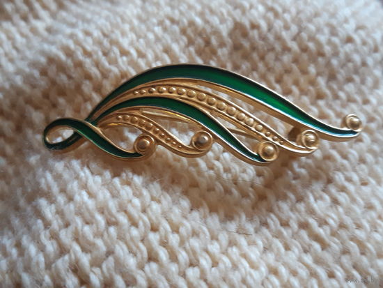 Брошь СССР позолота