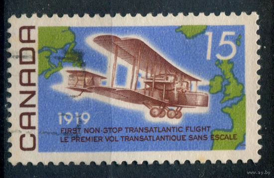Канада - 1969г. - самолёт, авиация - 1 марка - полная серия, гашёная [Mi 436]. #3-WB-94-KS-6