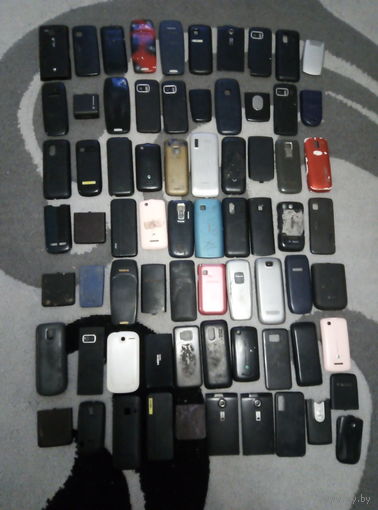 Задние крышки кнопочных и сенсорных телефонов 150 шт одним лотом с 1 рубля без МЦ